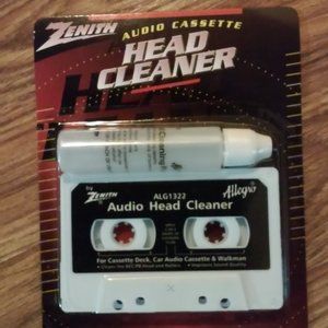 Zenith Audio Cassette Head Cleaner Unopened Package
